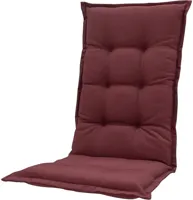 Madison stoelkussen hoge rug 123cm panama bordeaux - thumbnail