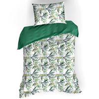 De Witte Lietaer Dekbedovertrek Katoen Salix - Eenpersoons - 140 x 200/220 cm - Groen - thumbnail