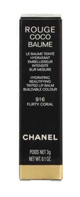 Chanel Rouge Coco Hydrating Beautifying Tinted Lip Balm 916 FLIRTY CORAL Lippenstift 3 g Dames