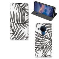 Nokia 5.4 Smart Cover Leaves Grey - thumbnail