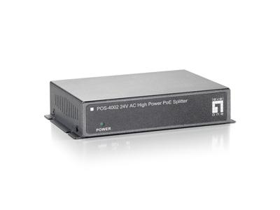 LevelOne POS-4002 10/100Mbps High Power PoE Splitter 24V