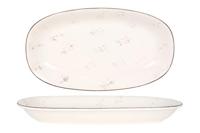 Bonna Serveerschaal - Grain - Porselein - 34x19 cm - set van 2 - thumbnail
