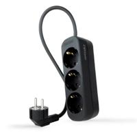 Printplaat NANOCABLE 10.37.0004-NS-BK 3680 W 250 V 1,4 m - thumbnail