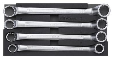 Sonic Ringsleutelset, Diep Gebogen 75° 4-delig 600435 Sonic Ringsleutelset, Diep Gebogen 75° 4-delig 600435