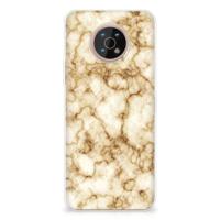 Nokia G50 | TPU | Siliconen hoesje | Marmer Goud - thumbnail