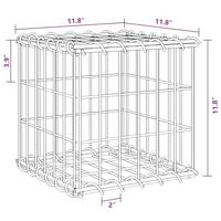 VidaXL Gabion plantenbak verhoogd kubus 30x30x30 cm staaldraad - thumbnail