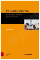 Dit is goed onderwijs (Paperback) - thumbnail