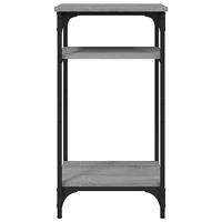 Bijzettafel 40x30x75 cm bewerkt hout grijs sonoma eikenkleurig - thumbnail