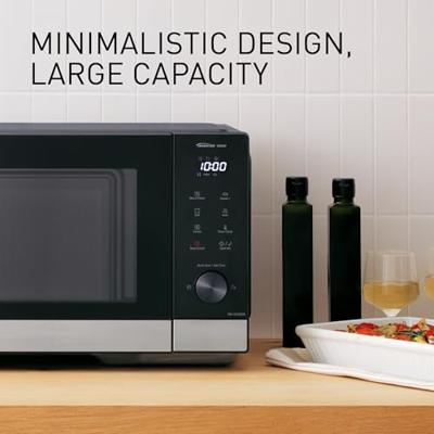 Panasonic NN-GD38QSEPG Magnetron Zwart, RVS 1000 W - thumbnail
