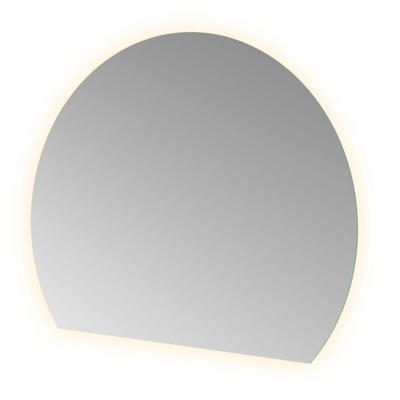 Hotbath &More Mirrors Spiegel Sunset Incl Direct & Indirect Led - Spiegelverwarming - Color Changing - Dimbaar - Dottless - met Afstandsbediening LED Badkamerspiegel - Rond - 160 cm