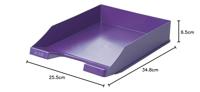 HAN HA-1027-X-57 Brievenbak A4 Standaard Plastic Trend Colour Lila - thumbnail