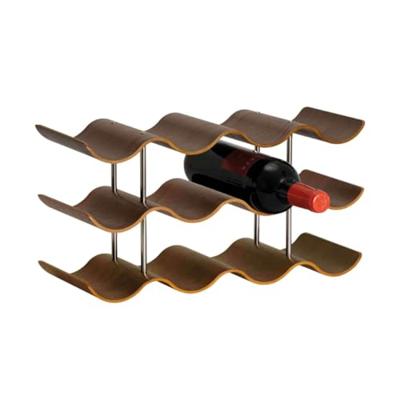 Flessenrek Andrea House Walnoot 42 x 16 x 23 cm