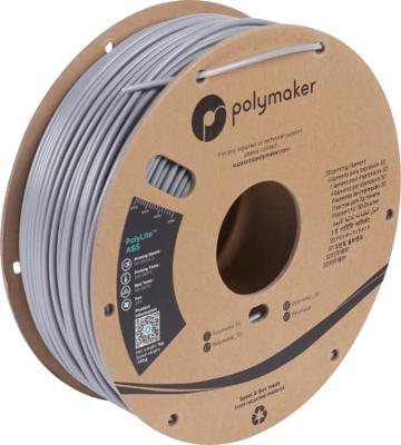 Polymaker PE01013 PolyLite Filament ABS kunststof Geurarm 2.85 mm 1000 g Grijs 1 stuk(s)