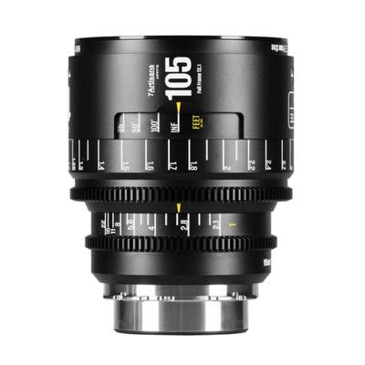 7Artisans INFINTE 105mm T2.1 Full-Frame Zwart - PL-mount