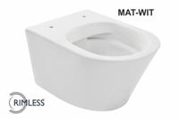 Wandcloset Wiesbaden Vesta Rimless 52 cm Mat Wit (Excl. zitting) - thumbnail