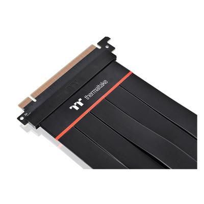 Thermaltake PCIe Riser-kabel PCIe 4.0 PCIe x16 stekker, PCIe x16 bus 0.30 m Zwart AC-058-CO1OTN-C1 Thermaltake PCIe Riser-kabel PCIe 4.0 PCIe x16 stekker, PCIe x16 bus 0.30 m Zwart AC-058-CO1OTN-C1