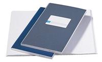 Notitieboek Djois Atlanta gelijmd 330x205mm 96 blz.blauw | 5 stuks - thumbnail