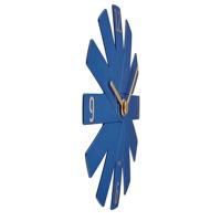 TFA Dostmann 60.3020.06 Wandklok Kwarts 400 mm x 37 mm x 400 mm Blauw, Middernachtsblauw Slepend uurwerk (geluidsloos) - thumbnail