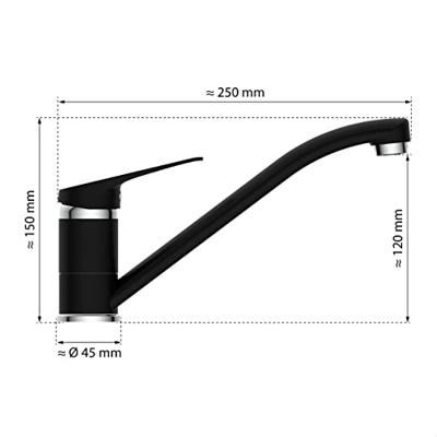 EISL SPEED mengkraan keuken | zwart-chroom - NI182SCR-B - NI182SCR-B