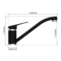 EISL SPEED mengkraan keuken | zwart-chroom - NI182SCR-B - NI182SCR-B - thumbnail