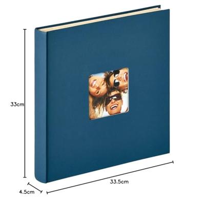walther+ design SK-110-L Fotoalbum (b x h) 33 cm x 33.5 cm Blauw 50 bladzijden
