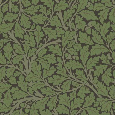Dutch Wallcoverings Hidden Treasures - Oak Tree Zw/Groen