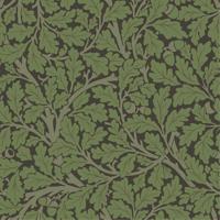 Dutch Wallcoverings Hidden Treasures - Oak Tree Zw/Groen - thumbnail