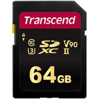 Transcend 64GB SDXC CARD Class 10 UHS-II U3 MLC V90 (R 285MB/s | W 180MB/s) - thumbnail