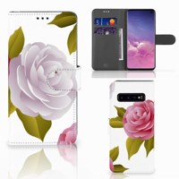 Samsung Galaxy S10 Hoesje Roses | Portemonnee hoesje - thumbnail