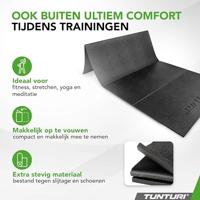 Tunturi Outdoor Fitnessmat l zwart l 120 x 61 x 0.6 cm - thumbnail
