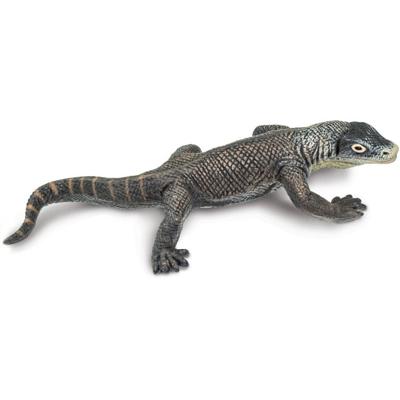 Safari speeldier komodovaraan junior 14 cm grijs