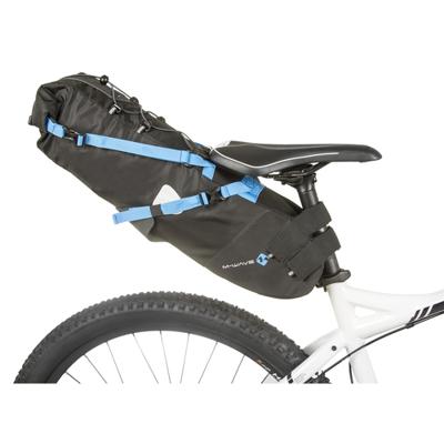 M-WAVE zadeltas bp 11 liter pvc zwart - thumbnail