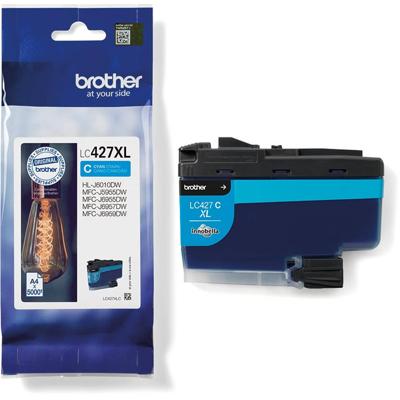 Inktcartridge Brother LC-427XLC blauw | 5 stuks
