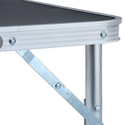 VidaXL Campingtafel inklapbaar 60x45 cm aluminium grijs
