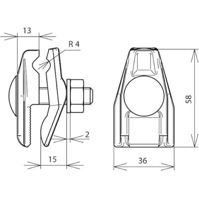 DEHN AK 7.10 FRM10X45 KBF0.4 12 TGTZN Aansluitklem 1 stuk(s)