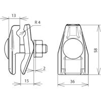 DEHN AK 7.10 FRM10X45 KBF0.4 12 TGTZN Aansluitklem 1 stuk(s) - thumbnail