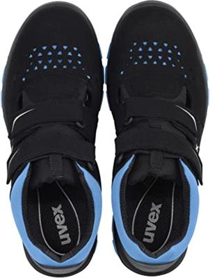 uvex 2 xenova® 9553245 Veiligheidsandalen ESD S1P Schoenmaat (EU): 45 Zwart, Blauw 1 paar