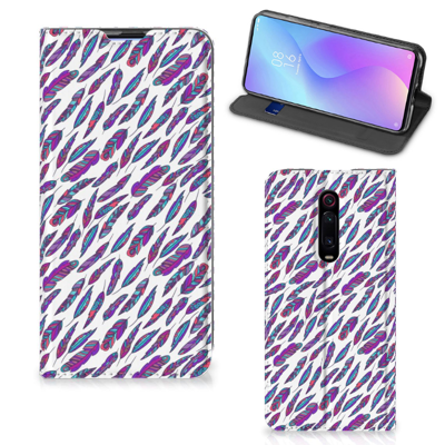 Xiaomi Mi 9T Pro | Hoesje met Magneet | Feathers Color
