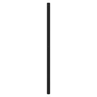 Hoofdbord 90 cm metaal zwart - thumbnail