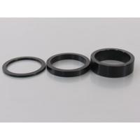 Ergotec Balhoofd spacerset 1-1/8" (ø28.6) 3-delig 2/5/10mm zwart - thumbnail