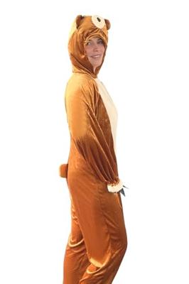 Onesie Beertje Verkleedpak Volwassenen - thumbnail