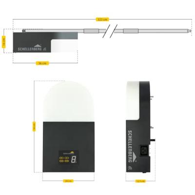 Schellenberg Smart DRIVE L 60923 Garagedeuraandrijving 60 kg