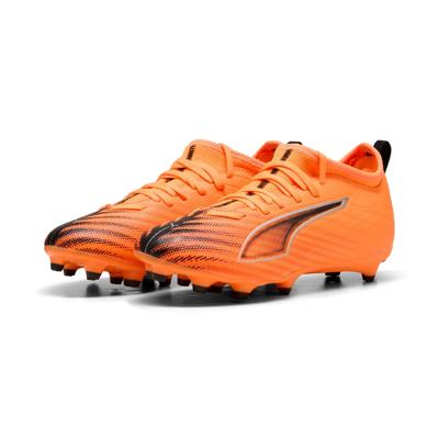 PUMA Ultra 6 Match Gras / Kunstgras Voetbalschoenen (MG) Kids Oranje Zwart Zilver