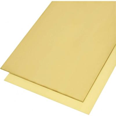 Reely Messing Blik (l x b) 400 mm x 200 mm 2 mm 1 stuk(s)