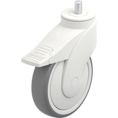 Blickle LWK-TPA 126KF-FI-GS12 Zwenkwiel met rem Wieldiameter: 125 mm Draagvermogen (max.): 110 kg 1 stuk(s)