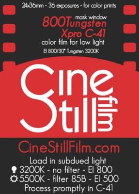 CineStill Xpro 800 Tungsten C-41 120