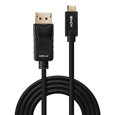 Lindy 43307 video kabel adapter 10 m USB Type-C DisplayPort Zwart Lindy 43307 video kabel adapter 10 m USB Type-C DisplayPort Zwart