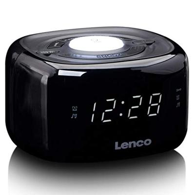 Lenco FM Wekkerradio Met Nachtlamp