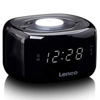 Lenco FM Wekkerradio Met Nachtlamp - thumbnail