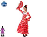 Kostuums voor Kinderen Sevillanas Rood - Maat: 10-12 Jaar - Maat: 10-12 Jaar - thumbnail